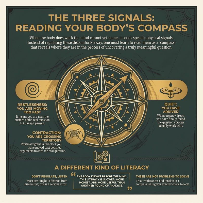 If the body is doing work the mind cannot yet name, you need to know how to read it.